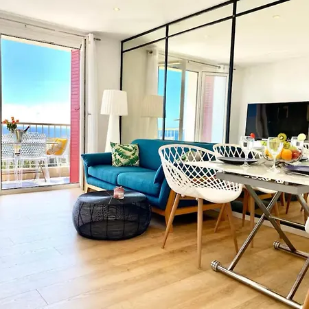 公寓 Panoramic Sea View - Air Conditioning - Terrace - 2 Bedrooms - Kitchen - Wifi - Tramway