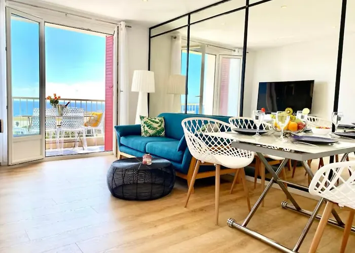 Appartamento Panoramic Sea View - Air Conditioning - Terrace - 2 Bedrooms - Kitchen - Wifi - Tramway