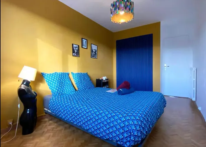 شقة Panoramic Sea View - Air Conditioning - Terrace - 2 Bedrooms - Kitchen - Wifi - Tramway